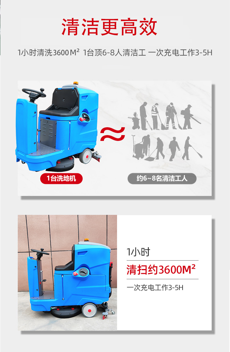 南昌驾驶式洗地机更适合用在高铁站